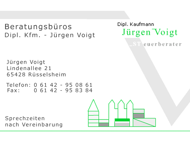 Steuerberatung und Unternehmensberatung J&uuml;rgen Voigt